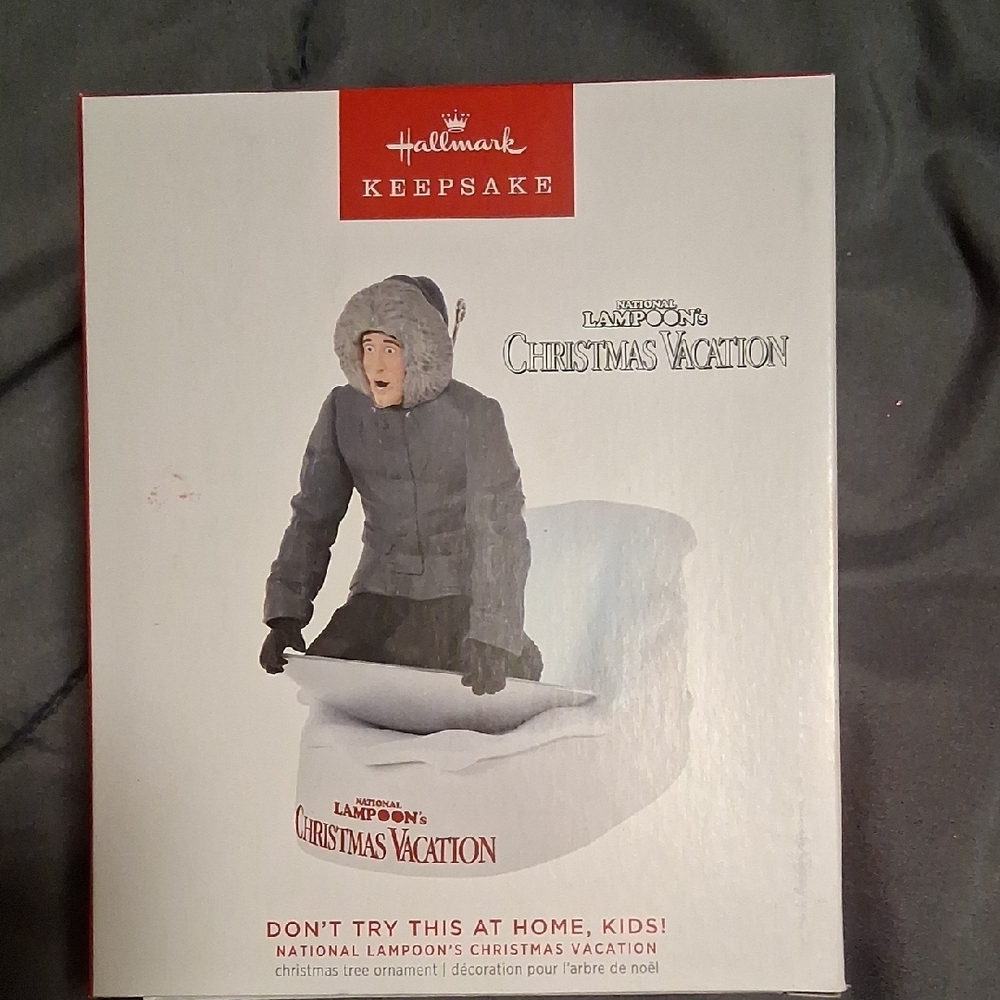 Hallmark Keepsake Christmas Vacation Ornament - Gray and White